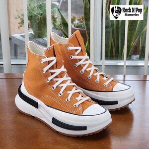 Women's Orange High-Top Sneakers